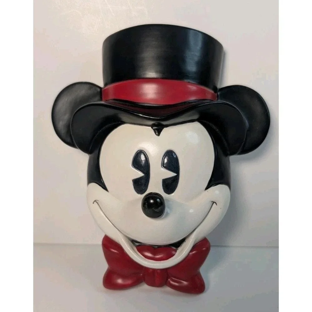 Disney Mickey Mouse Ceramic Hanging Wall Plaque 3D‎ Art By Enesco Vintage 6